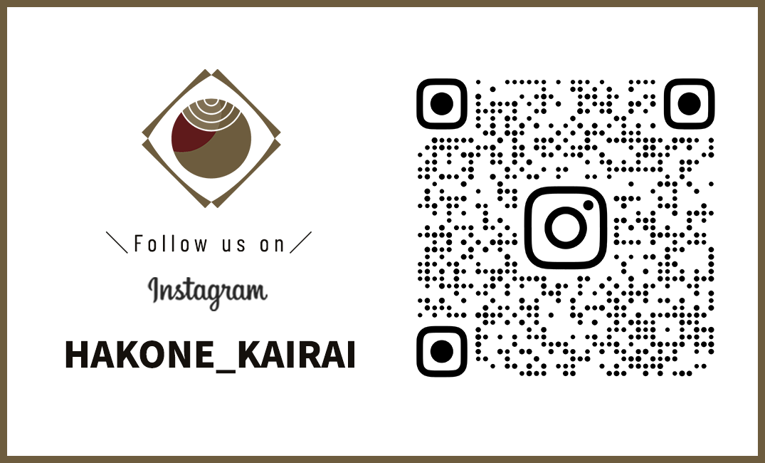 I started using Instagram.@hakone_kairai